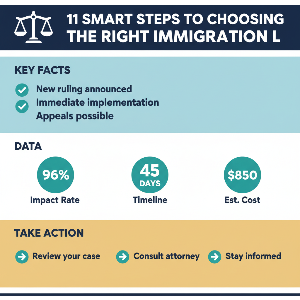 11 Smart Steps to Choosing the Right Immigration Lawyer — Jan 10, 2026, 6:01 PM - Key Statistics