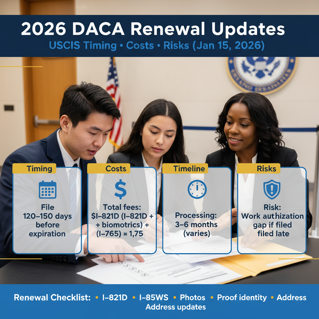 DACA 2026: Guía de Renovación USCIS, Costos, Tiempos y Riesgos - Key Statistics
