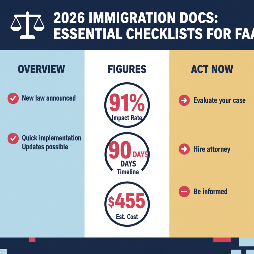 Documentos de Inmigración 2026: Listas Esenciales para Familias — 7 de enero de 2026, 6:00 PM - Key Statistics