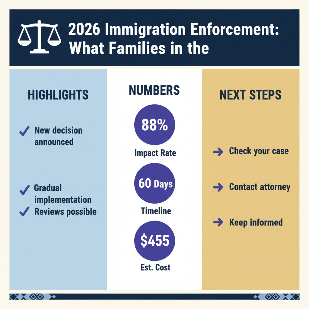 2026 Immigration Enforcement: What Families in the U.S. Need to Know Now — Jan 9, 2026, 6:01 AM - Key Statistics