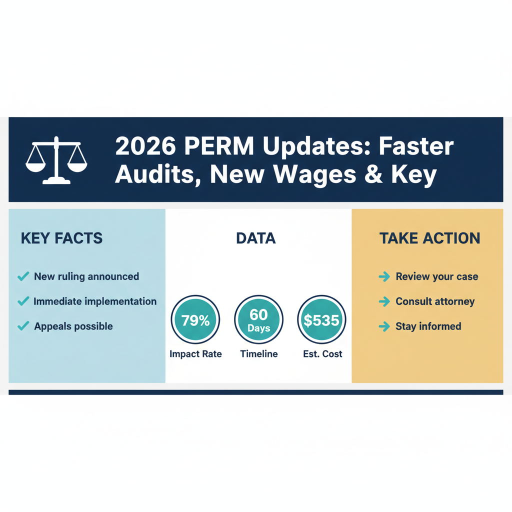 2026 PERM Updates: Faster Audits, New Wages & Key Tips — Jan 12, 2026, 3:01 PM - Key Statistics