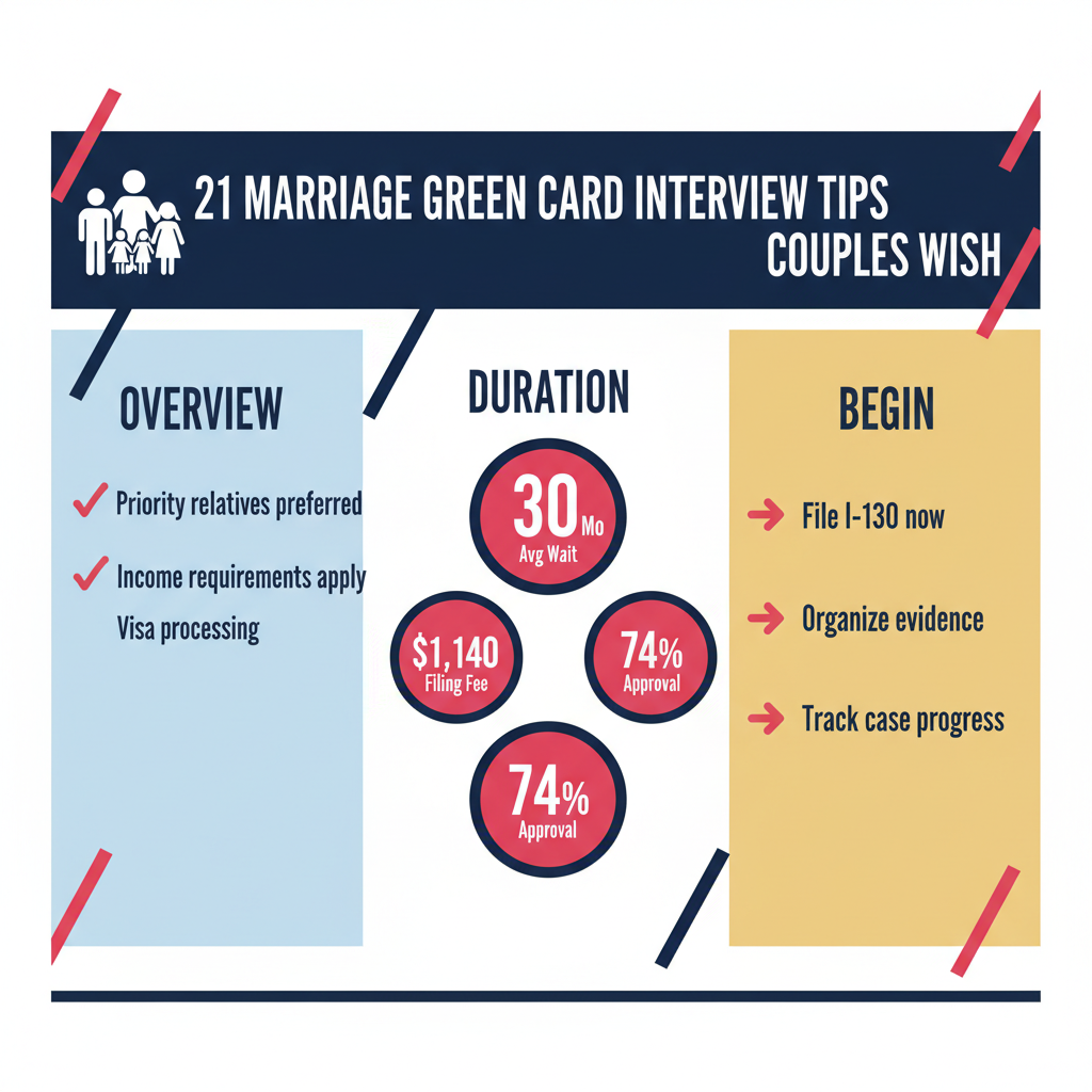 21 consejos para la entrevista de la green card por matrimonio que las parejas desearían haber sabido antes — 11 de enero de 2026, 9:01 - Key Statistics