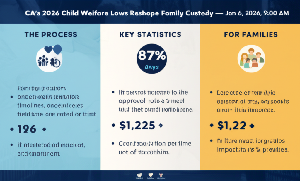 Las leyes revolucionarias de bienestar infantil de California en 2026: qué significan para el derecho familiar y las batallas de custodia - Key Statistics