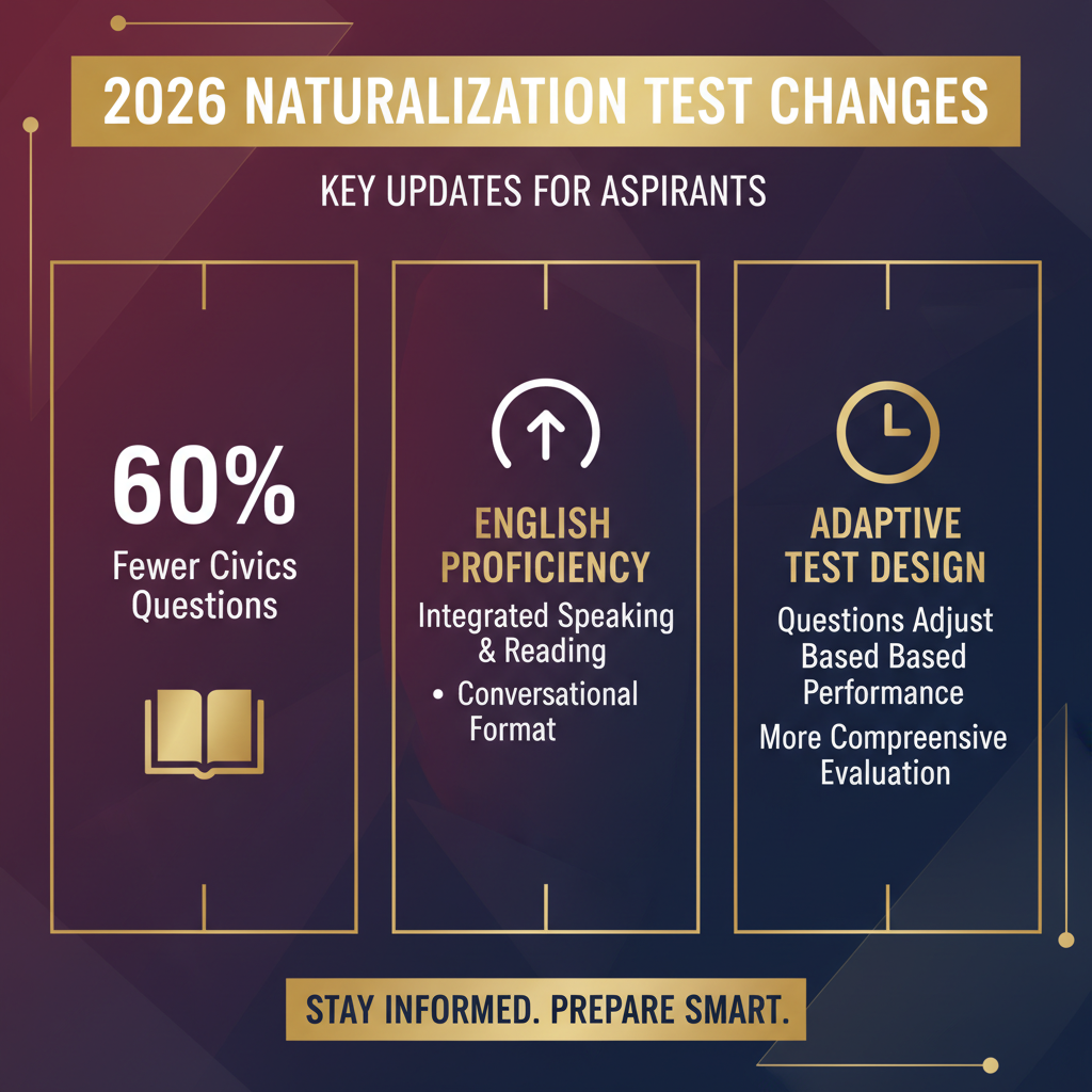 Cambios en el Examen de Naturalización 2026: Guía Completa - Key Statistics