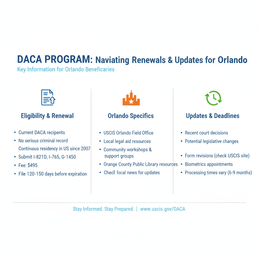 DACA Program: Navigating Renewals & Updates for Orlando - Key Statistics