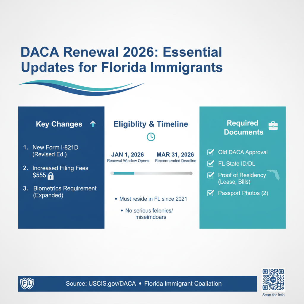 DACA Renewal 2026: Essential Updates for Immigrants in Florida - Key Statistics