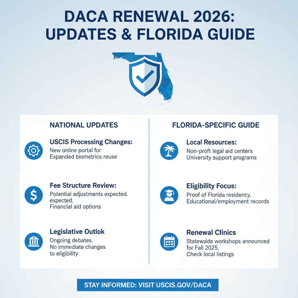 DACA Renewal 2026: Updates, Eligibility, and Florida Guide - Key Statistics