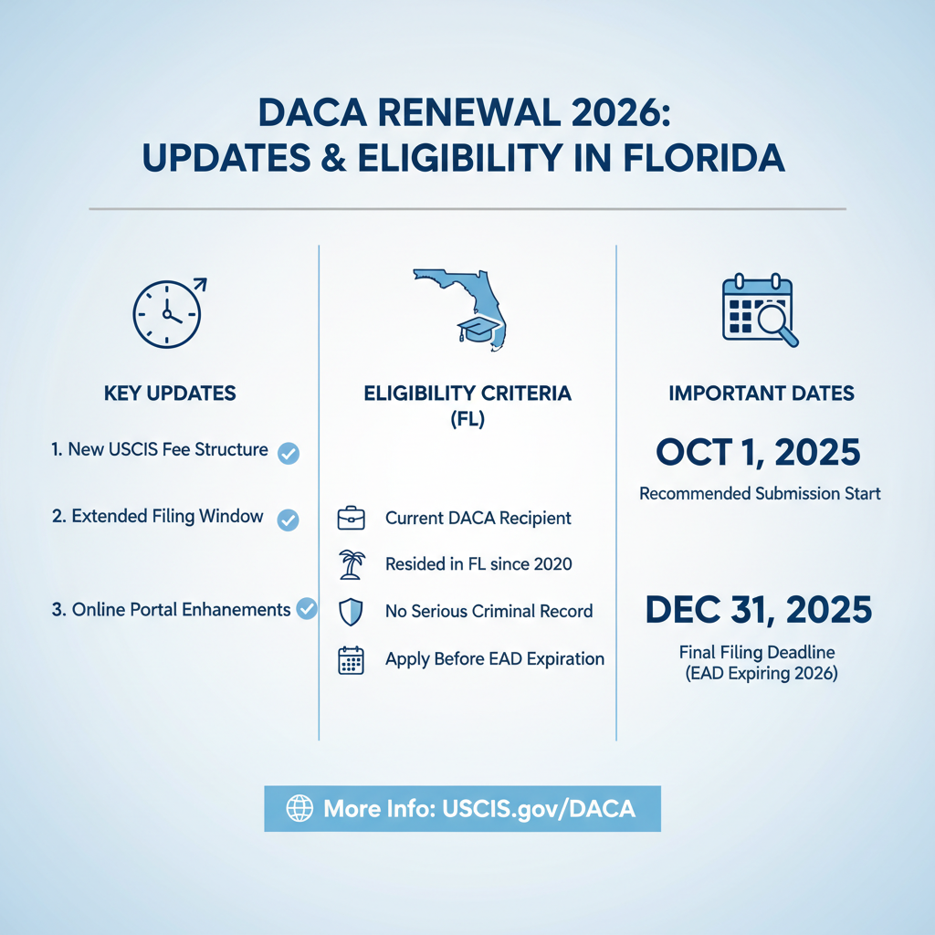 Renovación DACA 2026: Guía Completa para Dreamers en Florida - Key Statistics