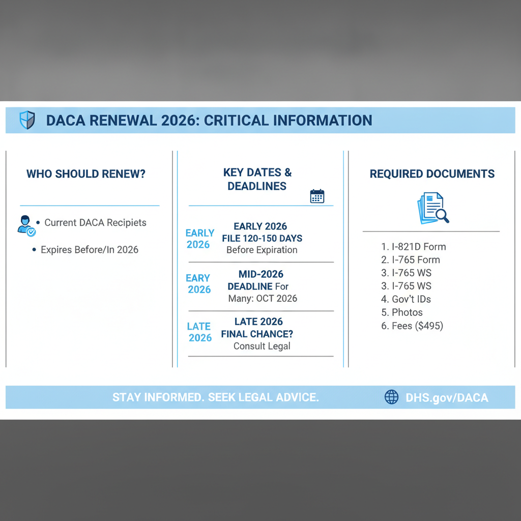 DACA Renewal 2026: Updates, Eligibility & Your Complete Guide - Key Statistics