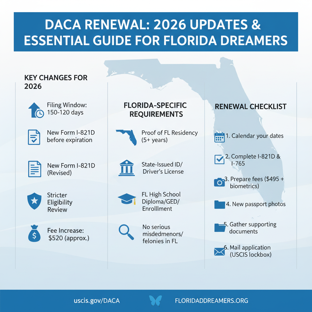 Renovación DACA 2026: Guía Esencial para Dreamers en Florida - Key Statistics