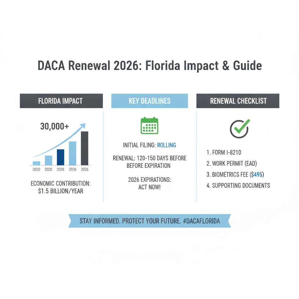 DACA Renewal 2026: Updates, Guide, & Florida Impact - Key Statistics
