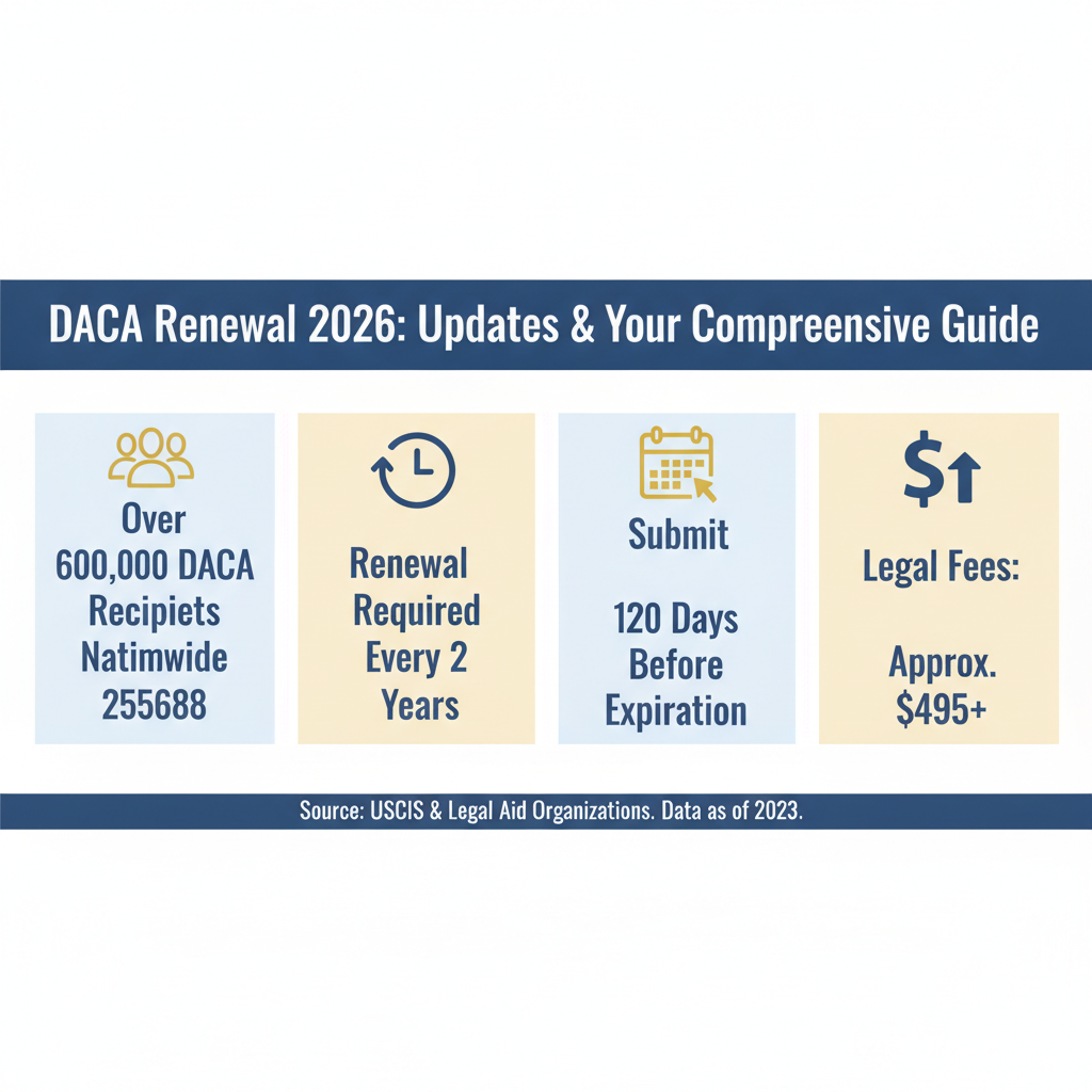 Renovación DACA 2026: Guía Completa y Actualizaciones Cruciales - Key Statistics