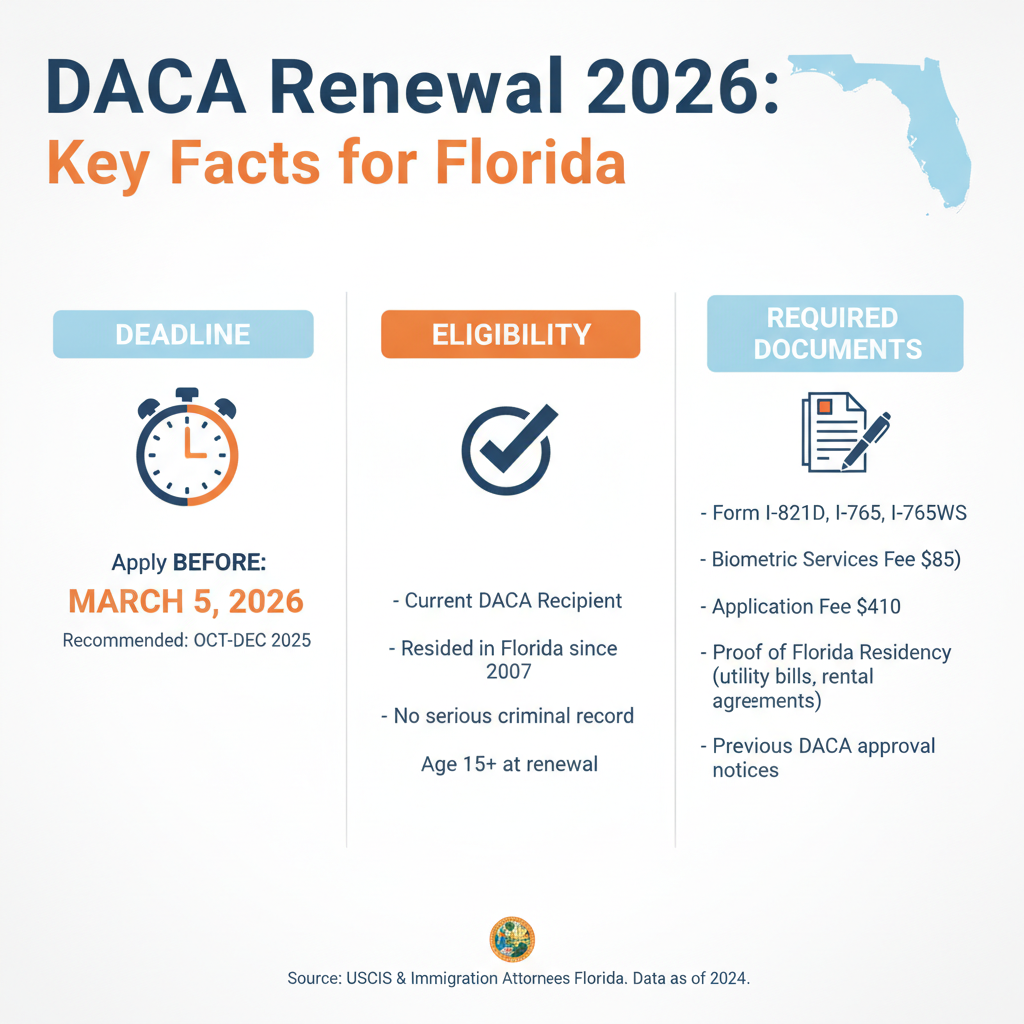 DACA Renewal 2026: Updates & Your Step-by-Step Guide for Florida - Key Statistics