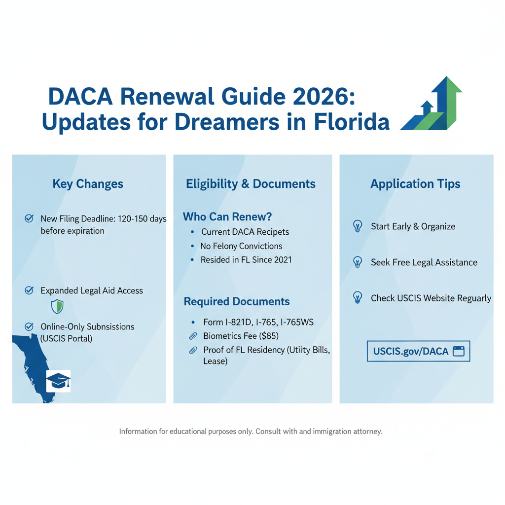 Renovación DACA 2026: Guía Esencial para Soñadores en Florida - Key Statistics