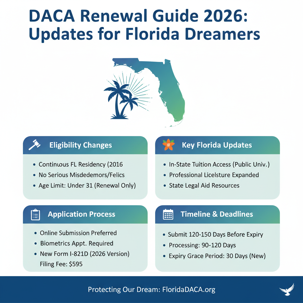 Guía de Renovación DACA 2026: Actualizaciones Esenciales para Dreamers en Florida - Key Statistics