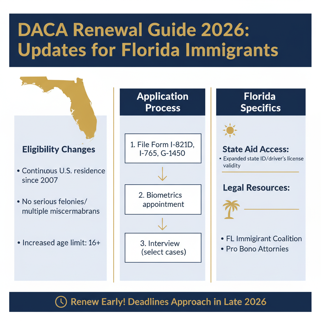 DACA Renewal Guide 2026: Updates for Florida Immigrants - Key Statistics