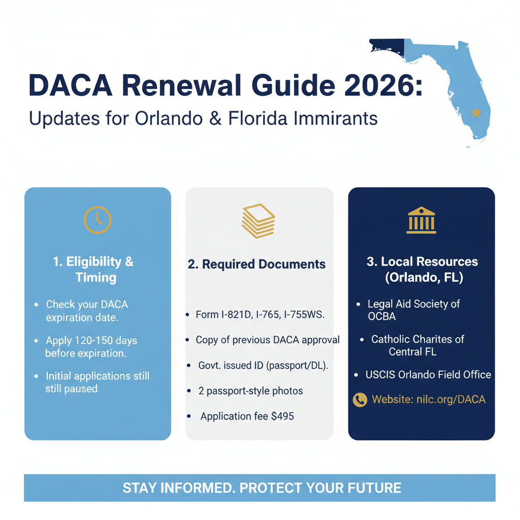 DACA Renewal Guide 2026: Updates for Orlando & Florida Immigrants - Key Statistics