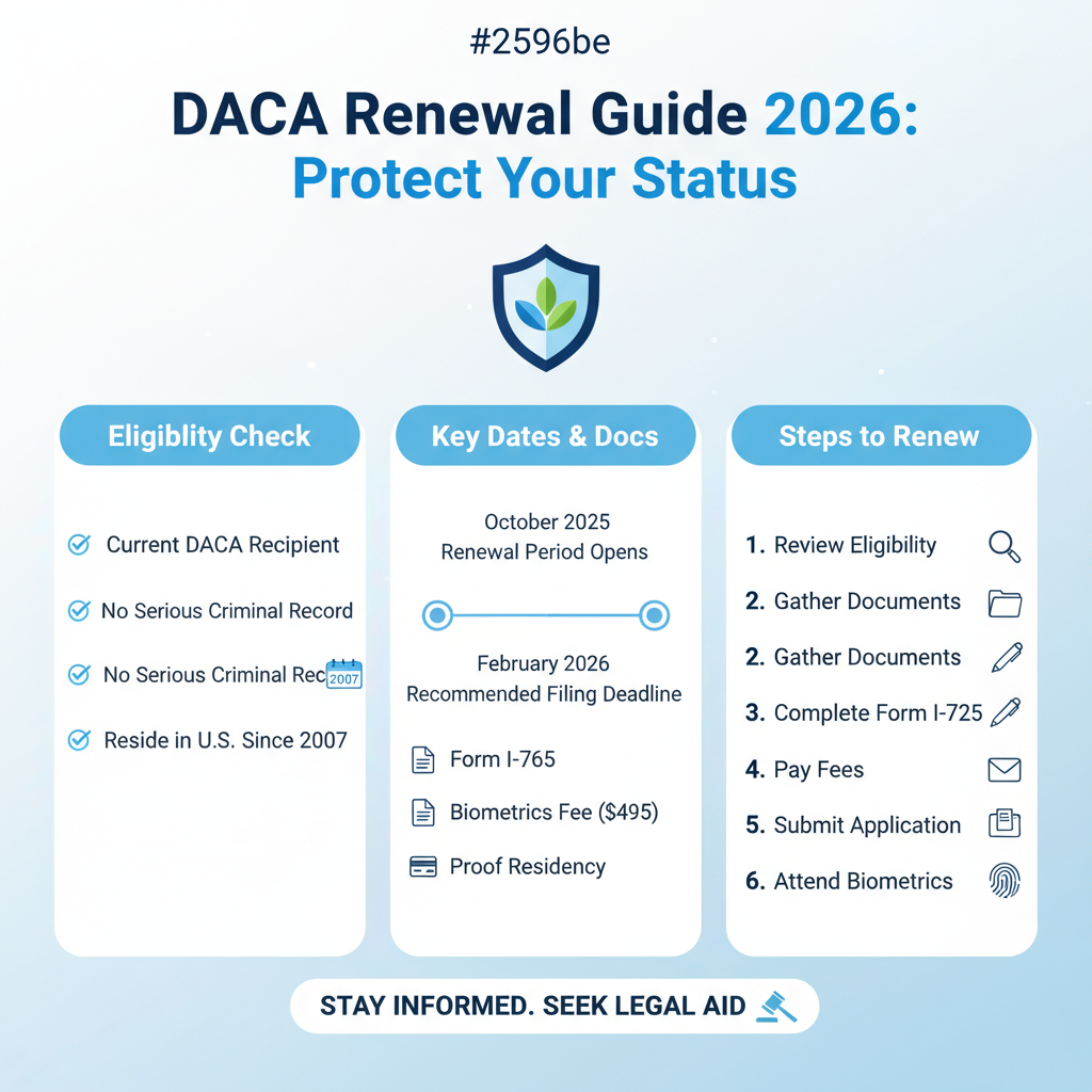 Guía de Renovación DACA 2026: Actualizaciones y Cómo Proteger Su Estatus - Key Statistics