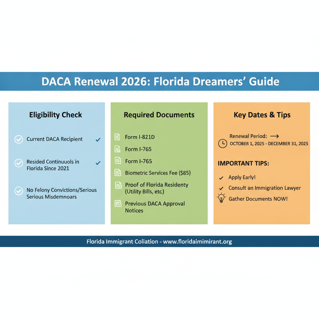 Guía de Renovación DACA 2026: Novedades para Soñadores en Florida - Key Statistics