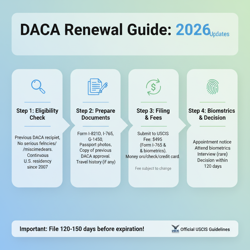 DACA Renewal Guide: Updates & How to Protect Your Status in 2026 - Key Statistics