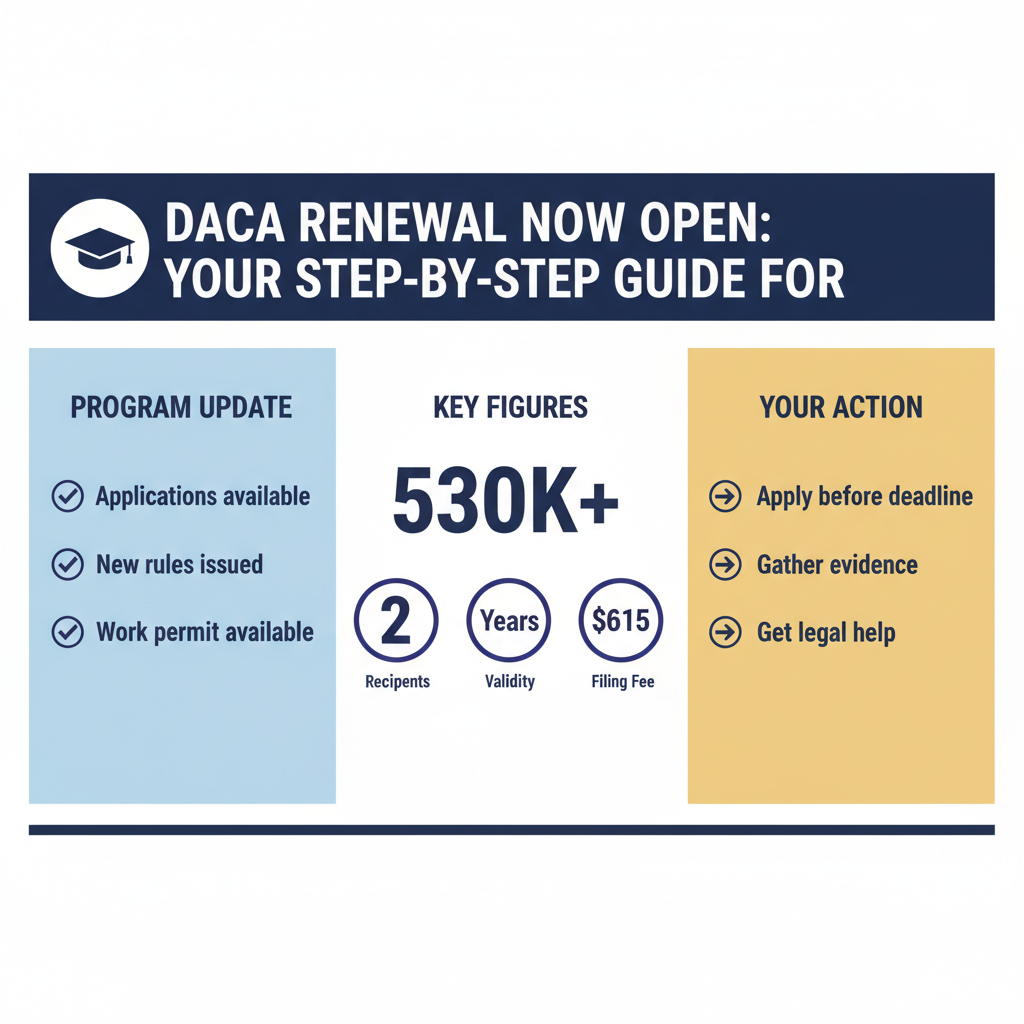 DACA Renewal Now Open: Your Step-by-Step Guide for 2026 — Jan 6, 2026, 11:00 PM - Key Statistics