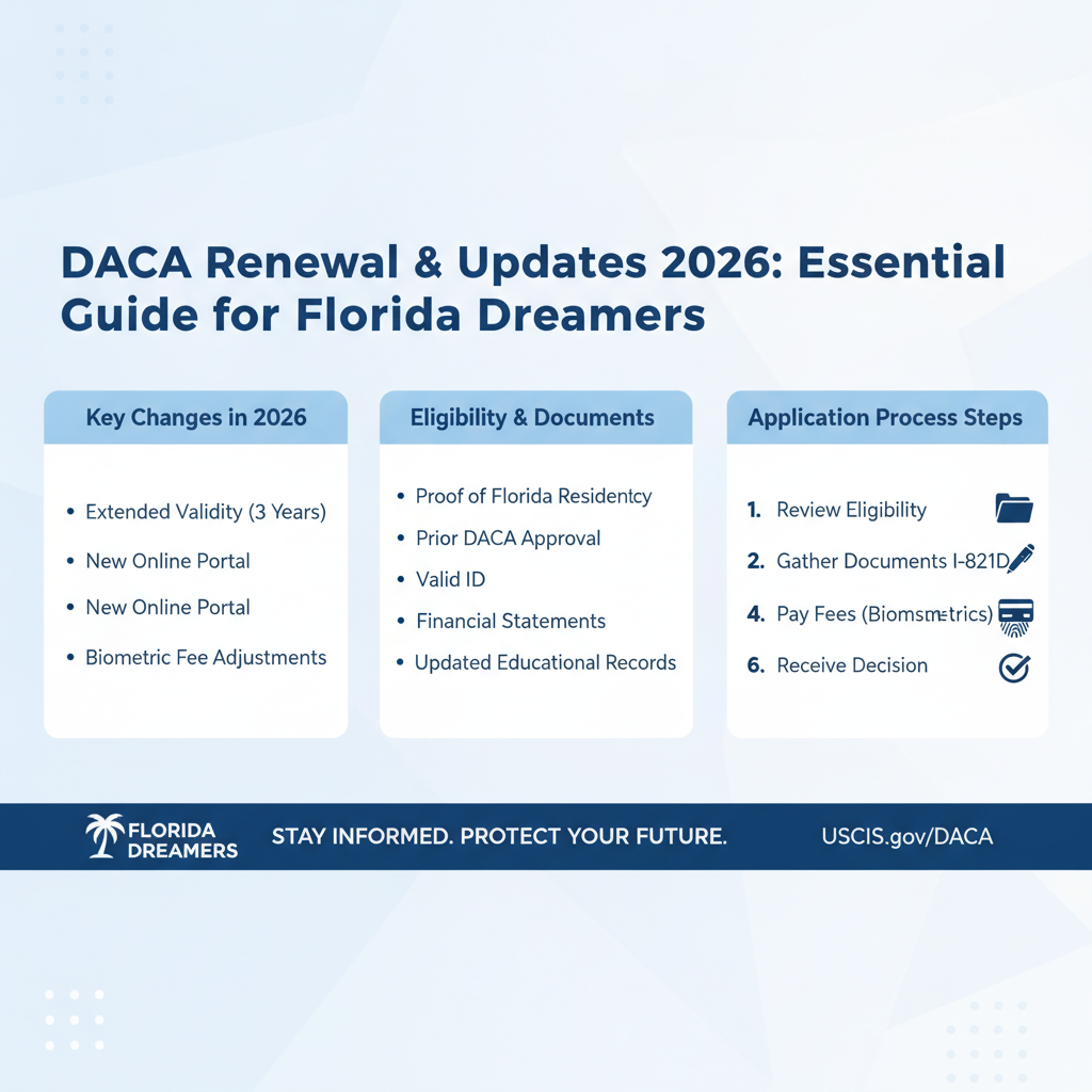 DACA Renewal & Updates 2026: Essential Guide for Florida Dreamers - Key Statistics