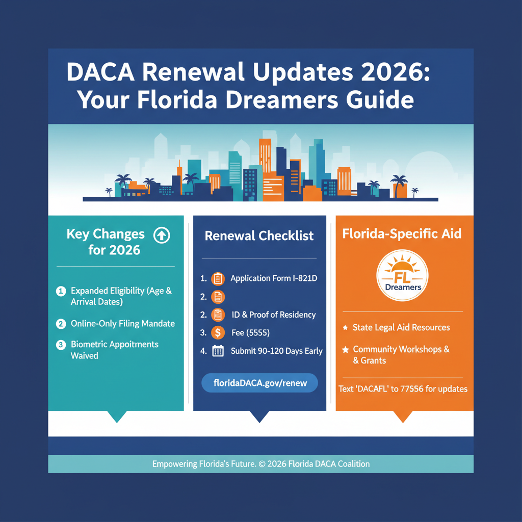 DACA Renewal Updates 2026: Your Guide for Florida Dreamers - Key Statistics