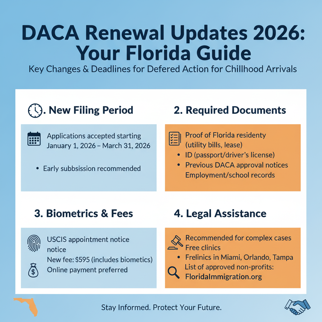 DACA Renewal Updates 2026: Your Guide for Florida Immigrants - Key Statistics