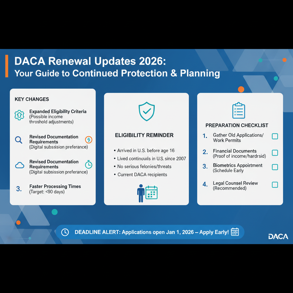 Actualizaciones DACA 2026: Guía Esencial para Mantener su Estatus - Key Statistics