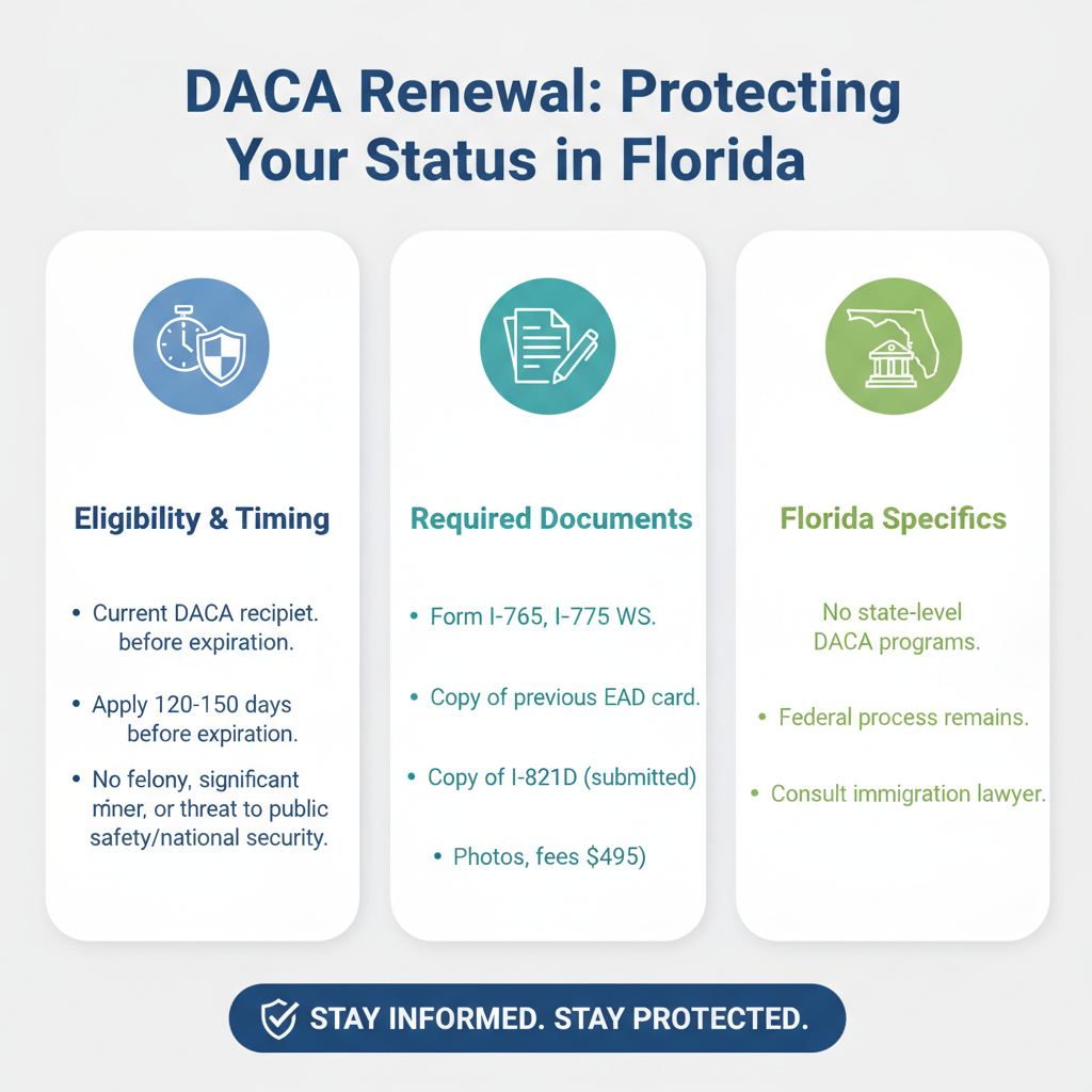 Renovación DACA 2026: Guía Esencial para Florida - Key Statistics