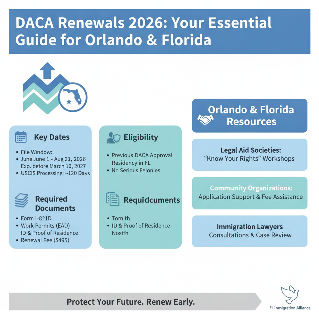 Renovación DACA 2026: Guía Esencial para Florida y Orlando - Key Statistics