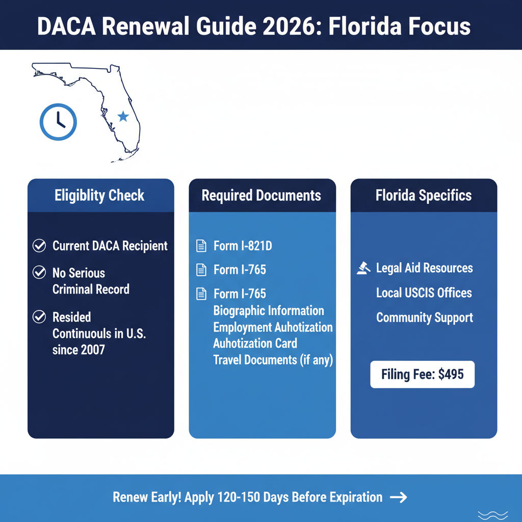 Renovación DACA 2026: Guía Esencial para Inmigrantes en Florida - Key Statistics