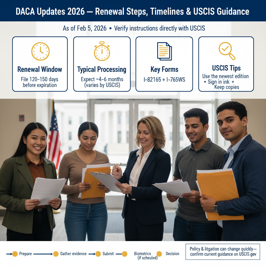 DACA Updates 2026: Renewal Steps, Timelines, and USCIS Guidance — Feb 5, 2026, 6:03 AM - Key Statistics