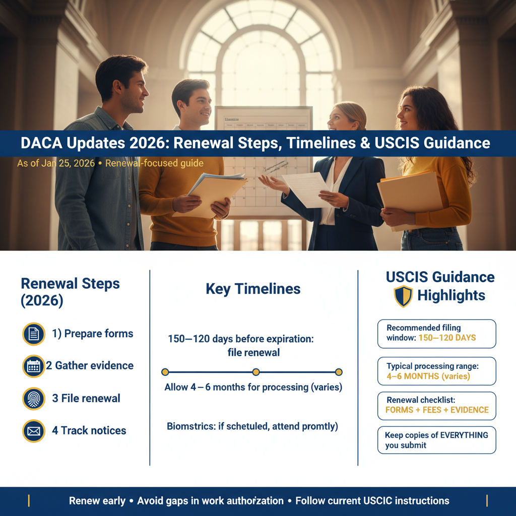 DACA 2026: Cómo Renovar, Plazos, Costos y Guía USCIS en Florida - Key Statistics