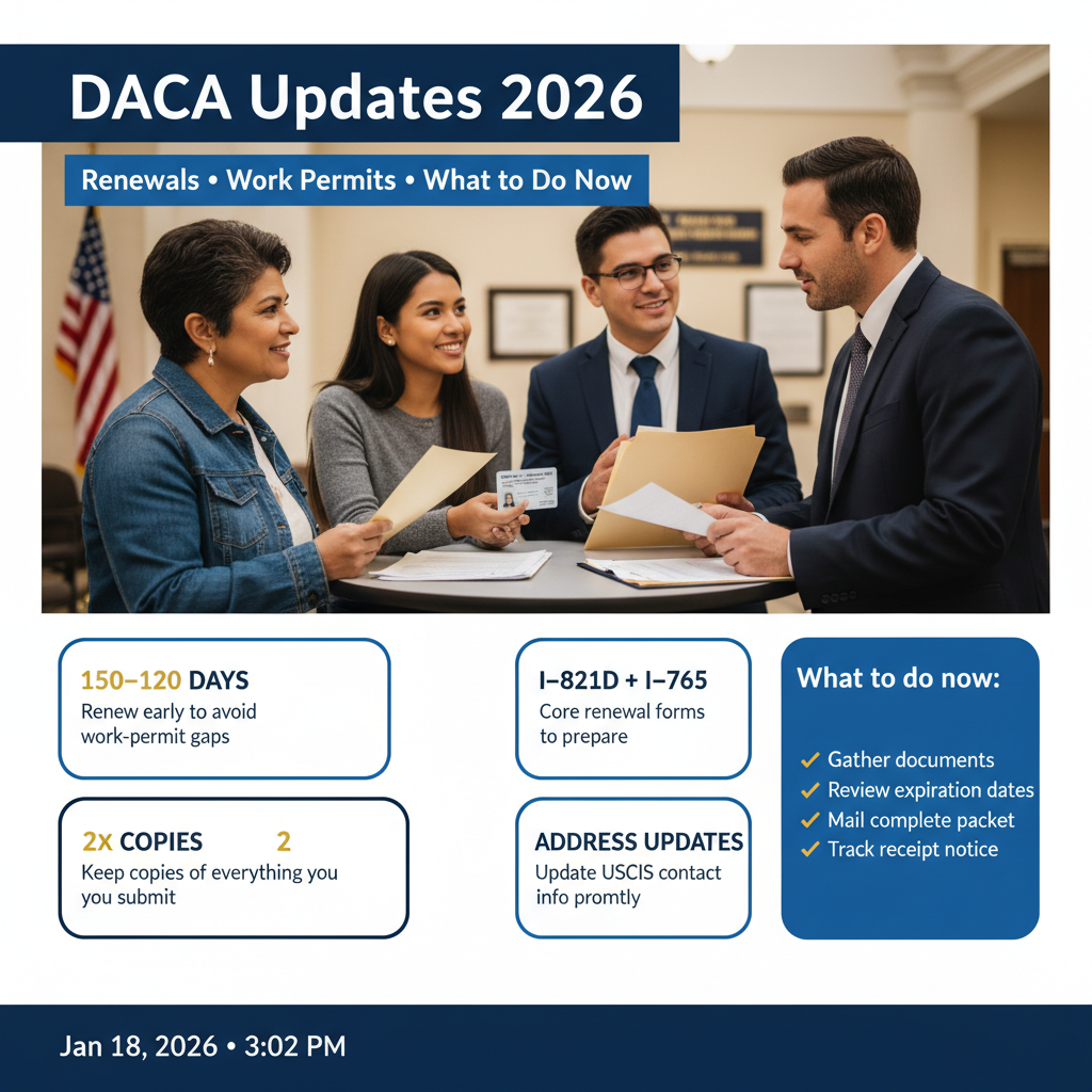 DACA 2026: Renovaciones, Permisos de Trabajo y Qué Hacer Hoy - Key Statistics