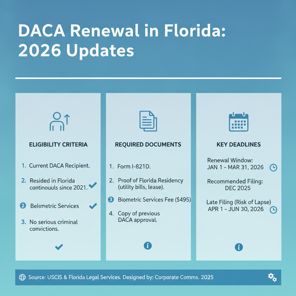 Renovación DACA 2026: Guía Experta para Florida - Key Statistics