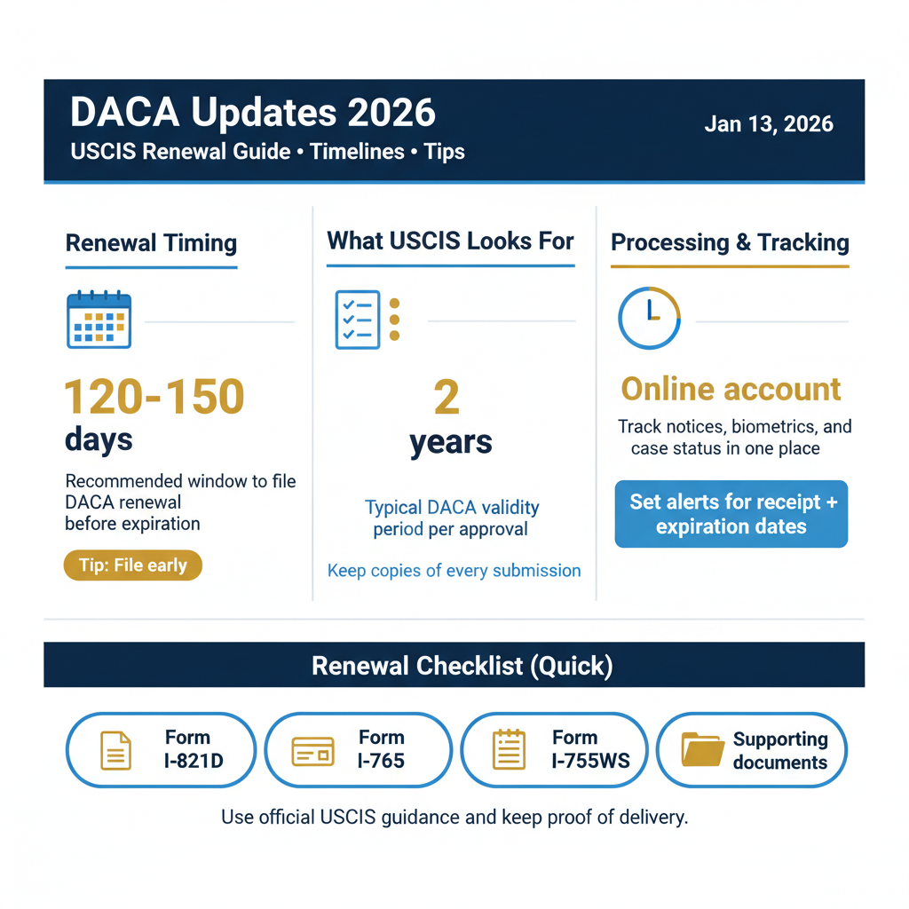 DACA 2026: Guía de Renovación USCIS, Tiempos y Consejos Clave - Key Statistics