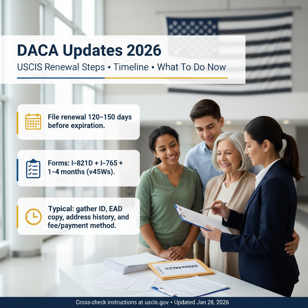 DACA Updates 2026: USCIS Renewal Steps, Timeline, and What to Do Now — Jan 28, 2026, 3:03 PM - Key Statistics