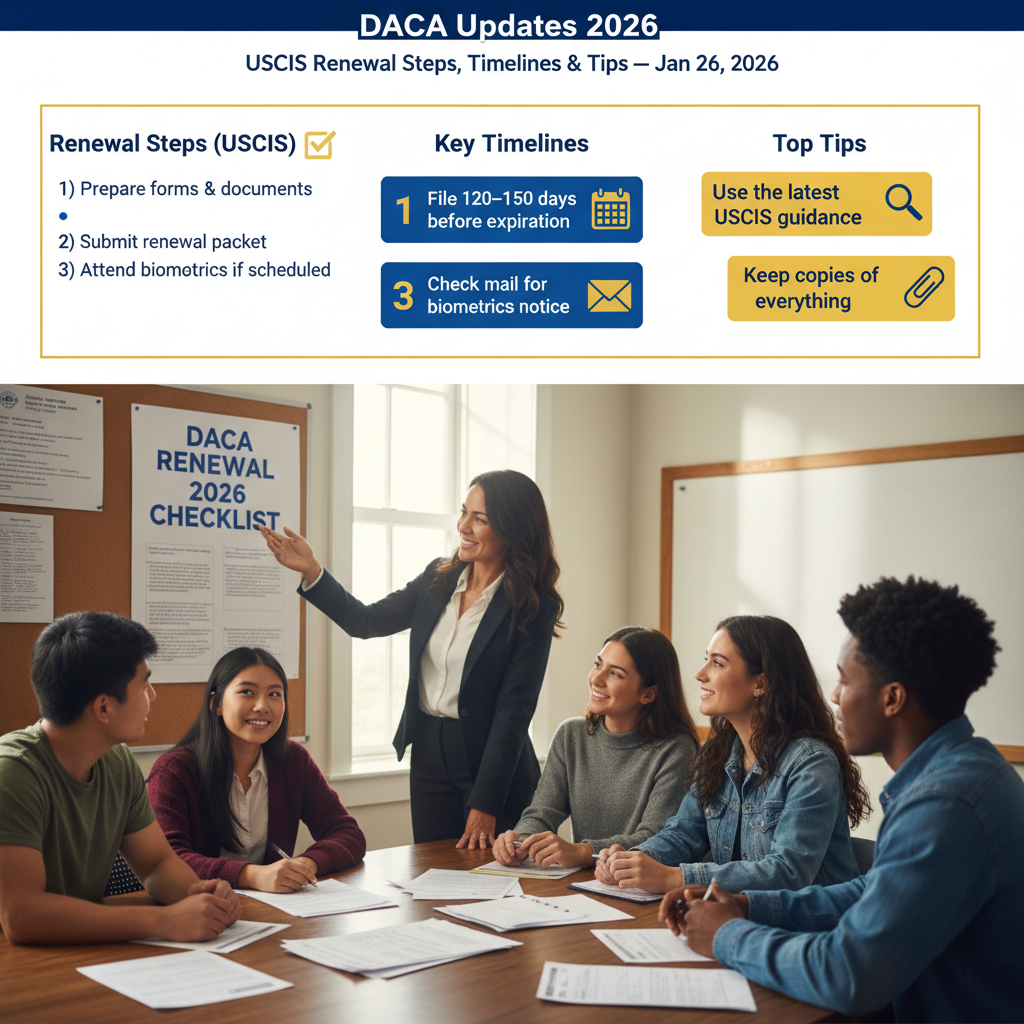 DACA Updates 2026: USCIS Renewal Steps, Timelines, and Tips — Jan 26, 2026, 12:25 AM - Key Statistics