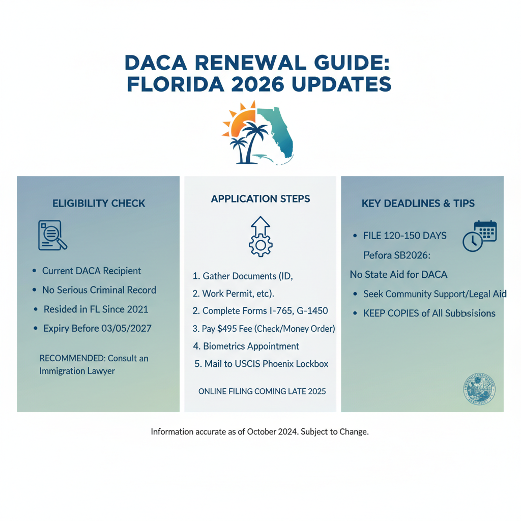 Renovación DACA 2026: Guía Completa para Soñadores en Florida - Key Statistics