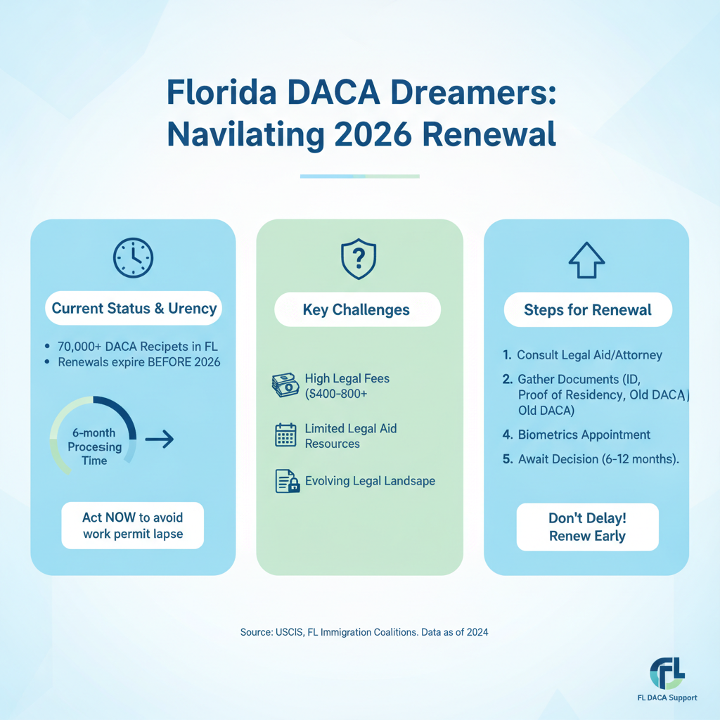 DACA Updates & Renewal: Your 2026 Guide for Florida Dreamers - Key Statistics