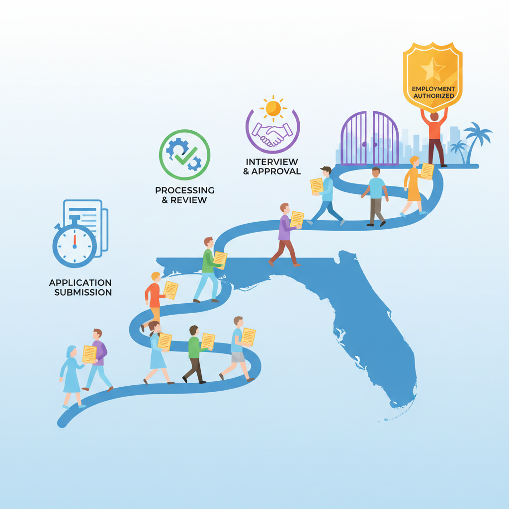 Actualizaciones EAD: Permiso de Trabajo en Florida (2026) - Concept