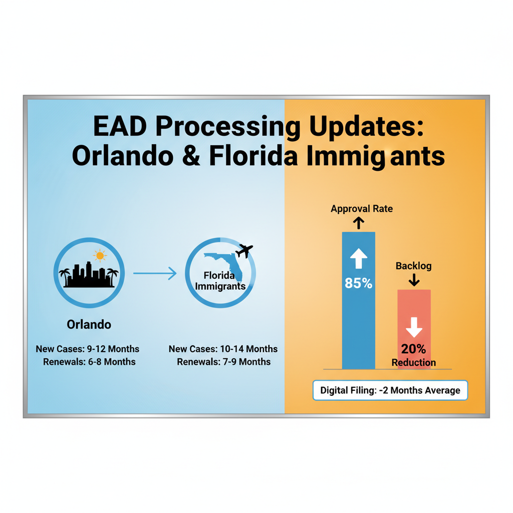 ¡Alerta EAD! Novedades de USCIS para Inmigrantes en Orlando - Key Statistics