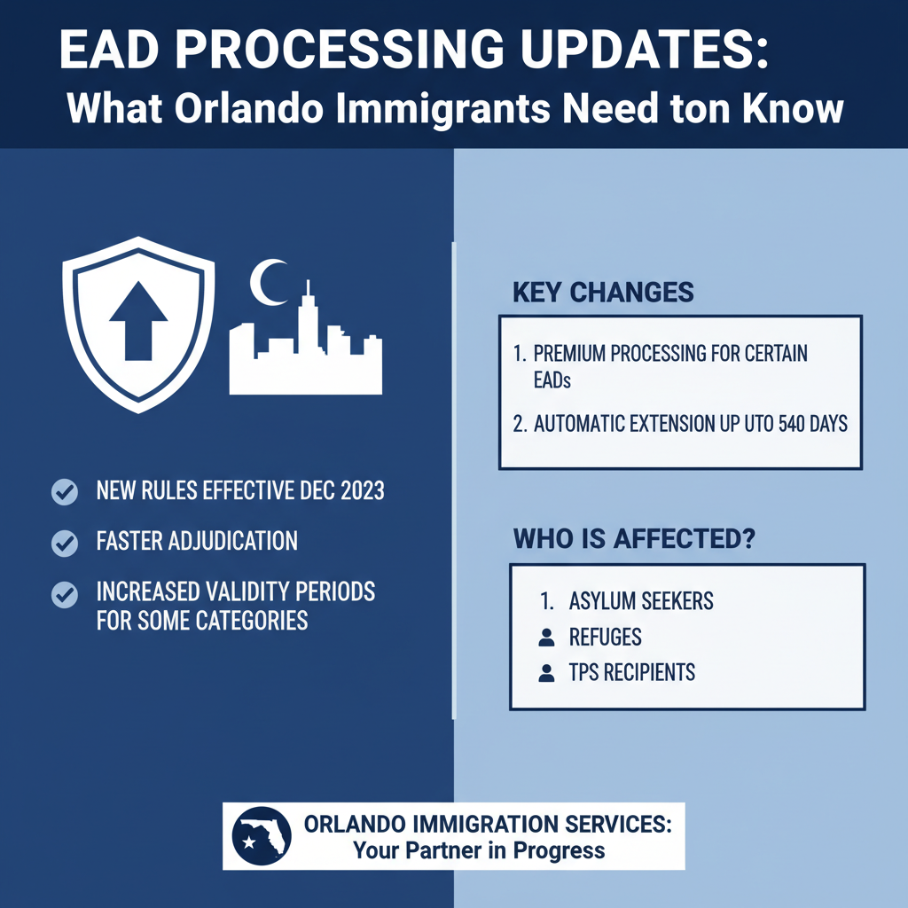 EAD: Lo Último en Permisos de Trabajo para Inmigrantes en Orlando - Key Statistics
