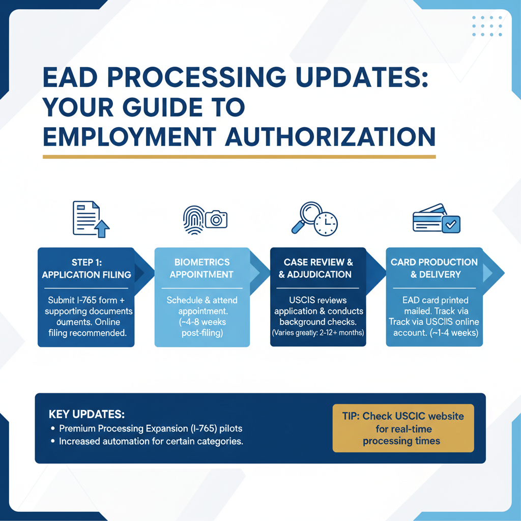 EAD Processing Updates: Your Guide to Employment Authorization - Key Statistics