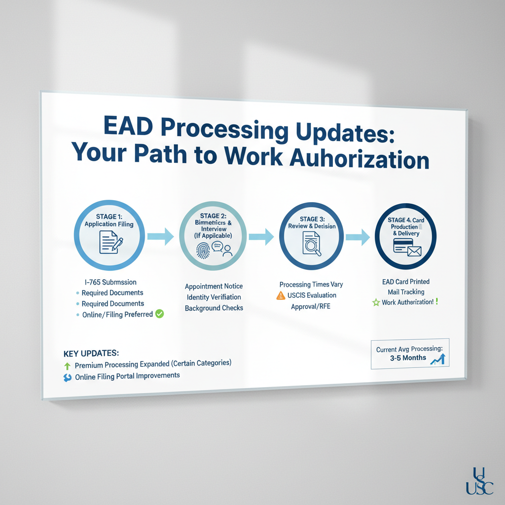 EAD Processing Updates: Your Guide to Work Authorization in - Key Statistics