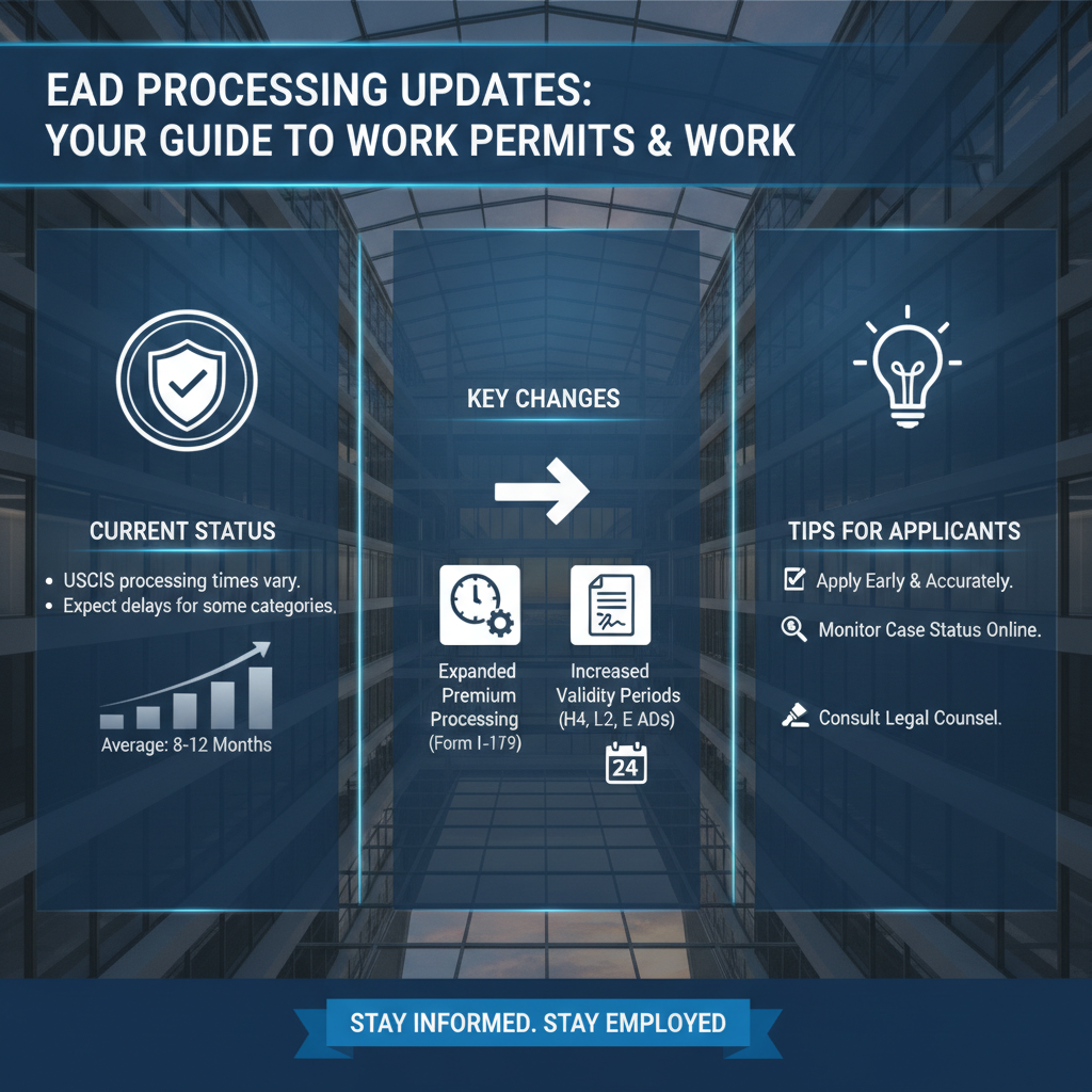 EAD Processing Updates: Your Guide to Work Permits & Work - Key Statistics