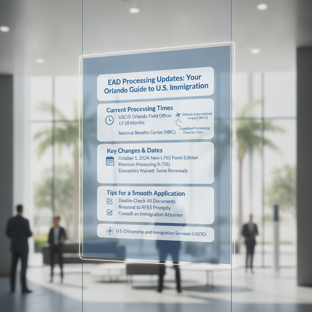 EAD Processing Updates: Your Orlando Guide to U.S. Work Permits - Key Statistics