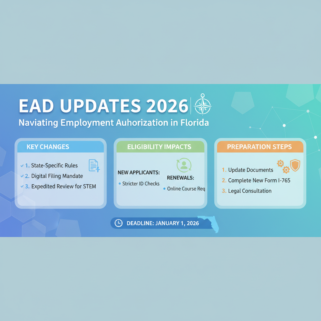 EAD Updates 2026: Navigating Employment Authorization in Florida - Key Statistics