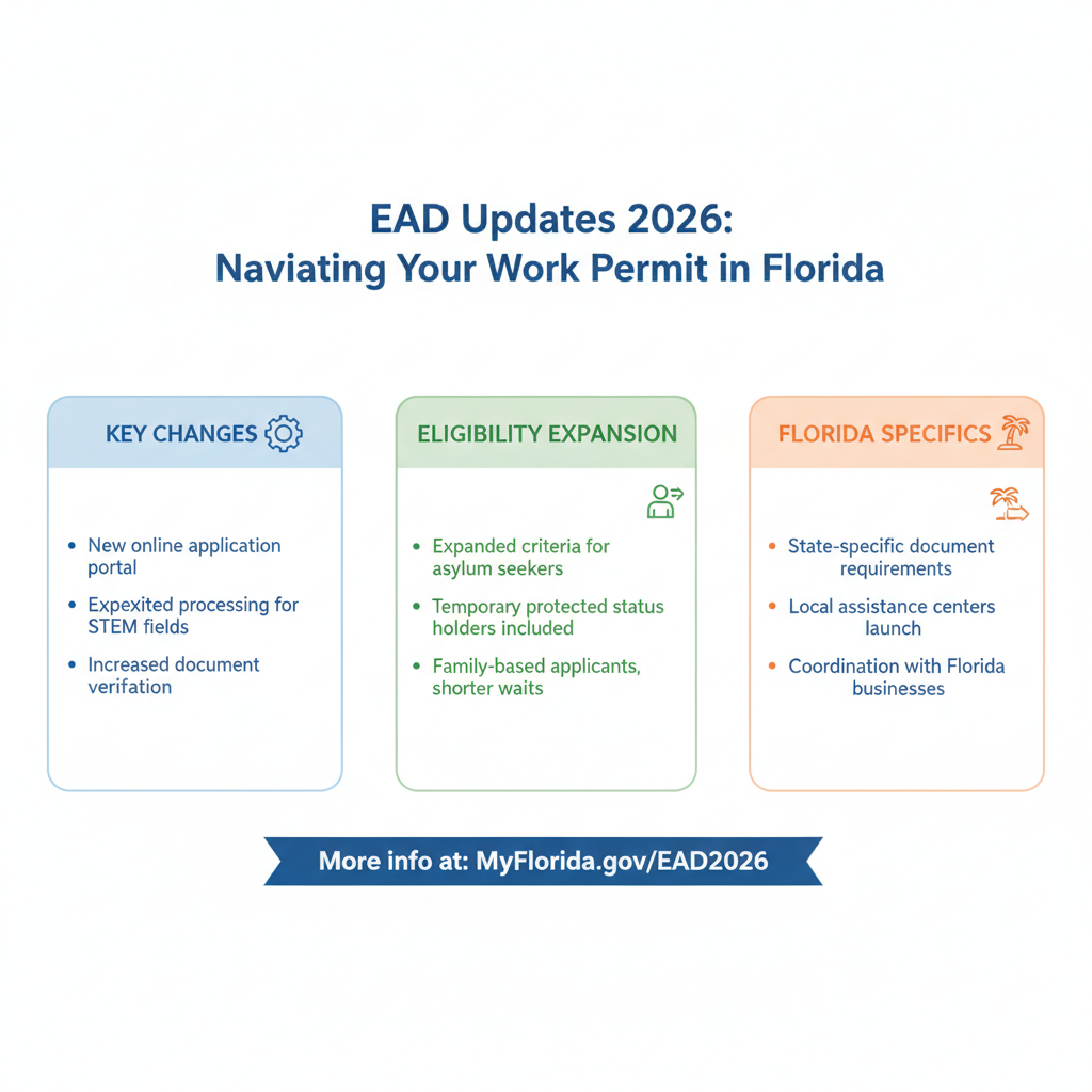 Permiso de Trabajo EAD 2026: Guía Esencial para Florida - Key Statistics